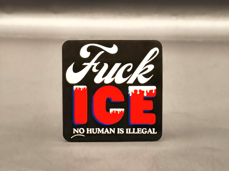F Trump Ice Stickers No Kings Vinyl Decals Abolish Not My President Unity Maga