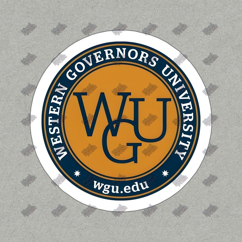 Western Governors University Vinyl Sticker WGU Decal College Student #458109