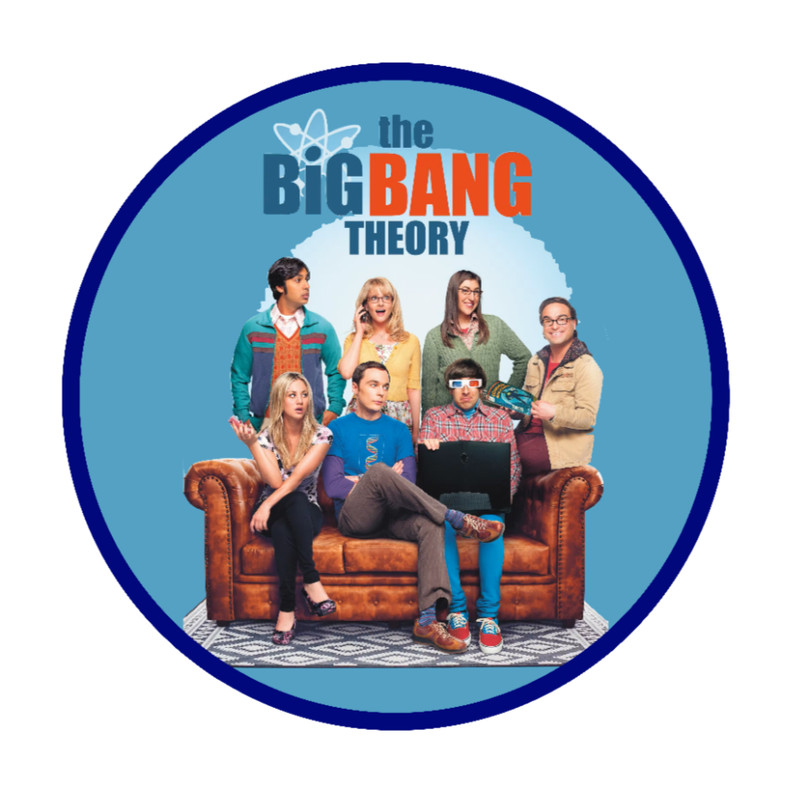 Big Bang Theory – 4″ Vinyl Decal Handcrafted Laptop Decor Vehicle Cooler Tumbler
