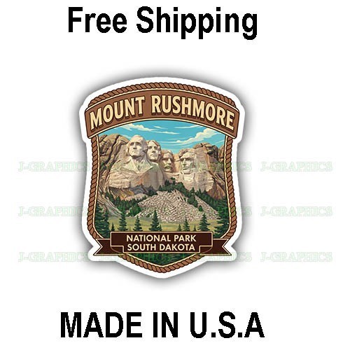 Mount Rushmore National Park Sticker Decal A
