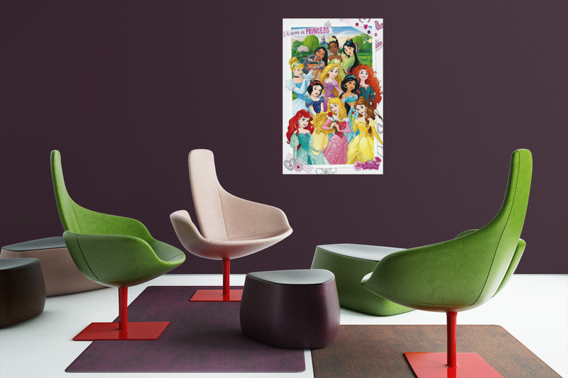 11 princesses Cartoon Graphic Wall Decal Poster Removable Adhesive Backing gallery