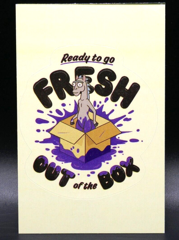 Rick and Morty Officially Licensed Sticker Vending Decal Cartoon Funny