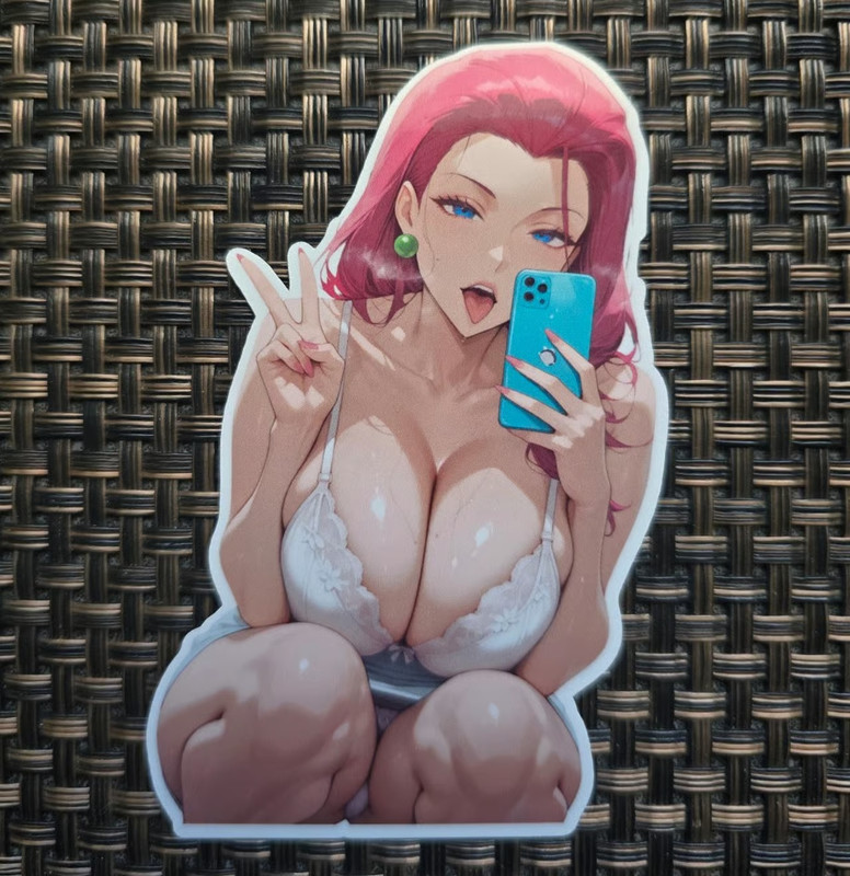 Jessie Pokemon bikini selfie waifu sticker