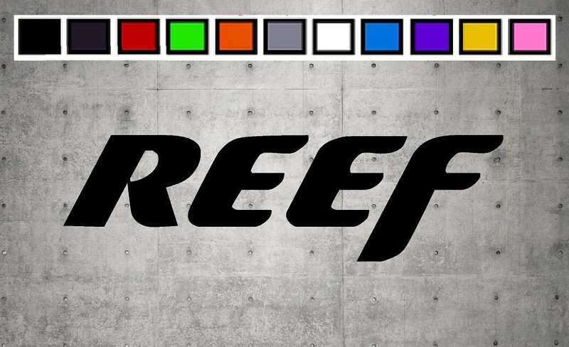 Reef Word LOGO Vinyl Decal Sticker Emblem Car Truck Window 4″ 6″ 8″