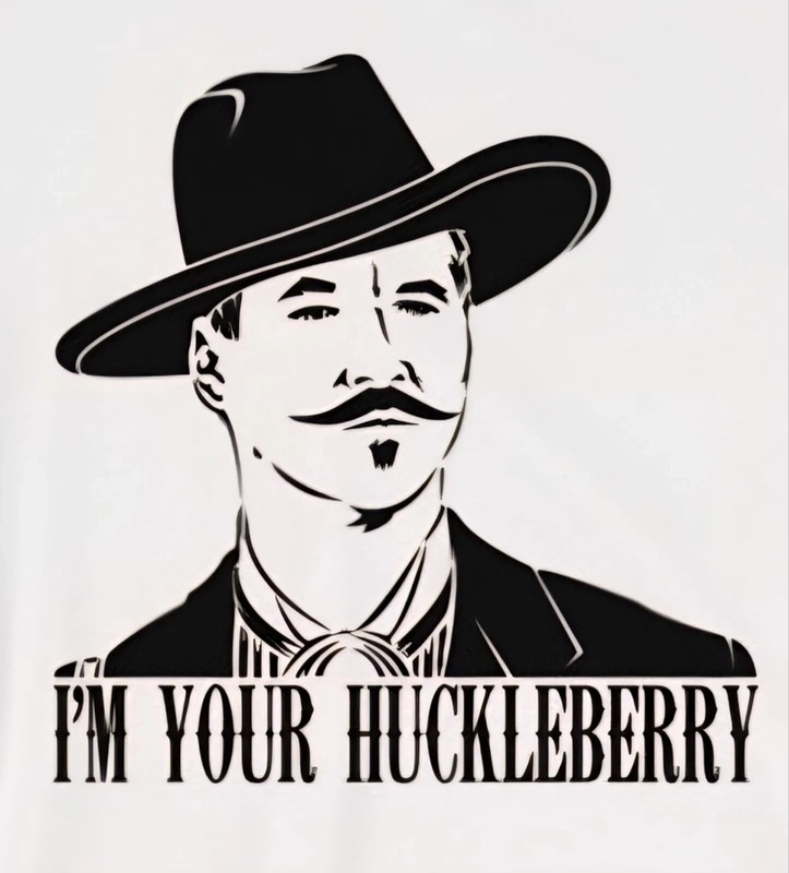 4 Die-Cut Vinyl Stickers Doc Holliday Tombstone Val Kilmer Sticker Pack gallery