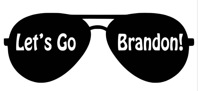 Vinyl Decal for Window – Let’s Go Brandon Sun Glasses (Various Colors/ Sizes)