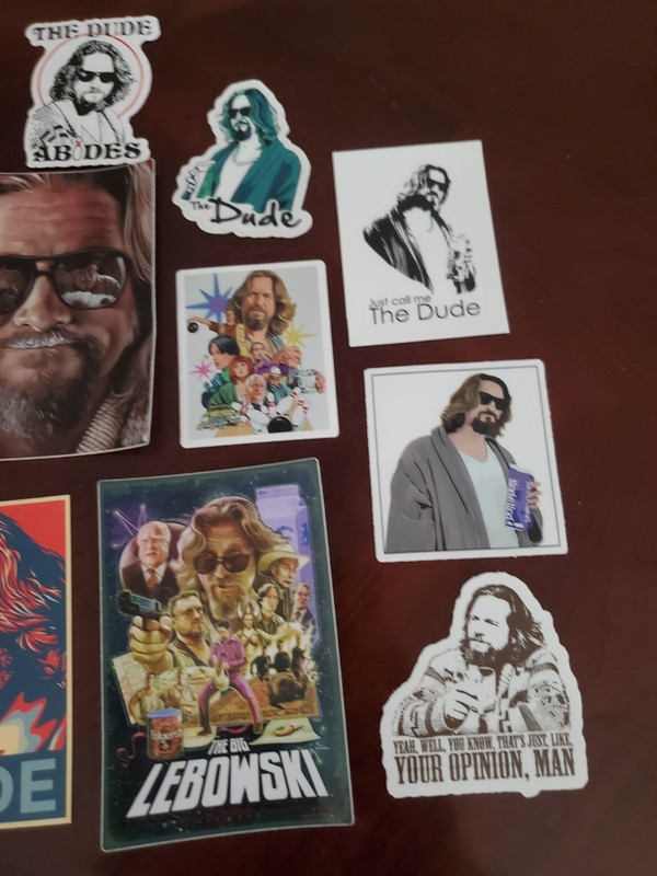 Big Lebowski STICKERS (13) Ultimate Variety Pack 👌 The Dude Abides gallery