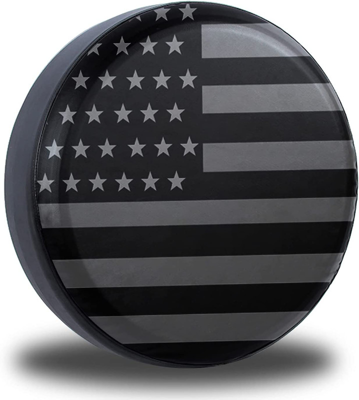 American Flag Spare Tire Cover Fit for Jeep Wrangler Rv SUV Truck Travel Trailer
