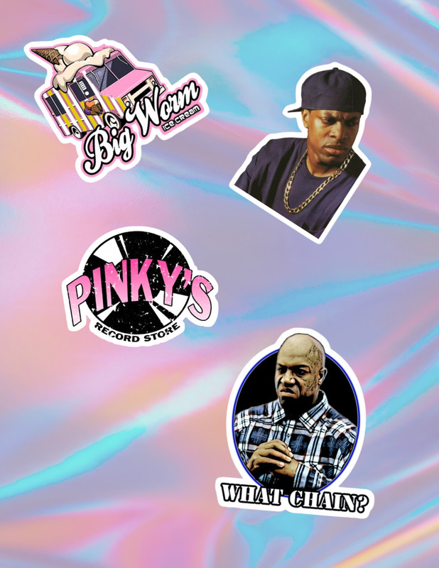 Friday 90’s Movie 4pc Sticker Pack