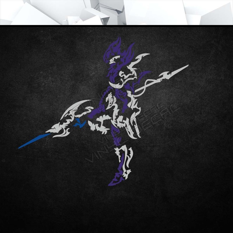 Dragoon Vinyl Decal Sticker (RPG JRPG Video Game Car Laptop PC Tower Decor)