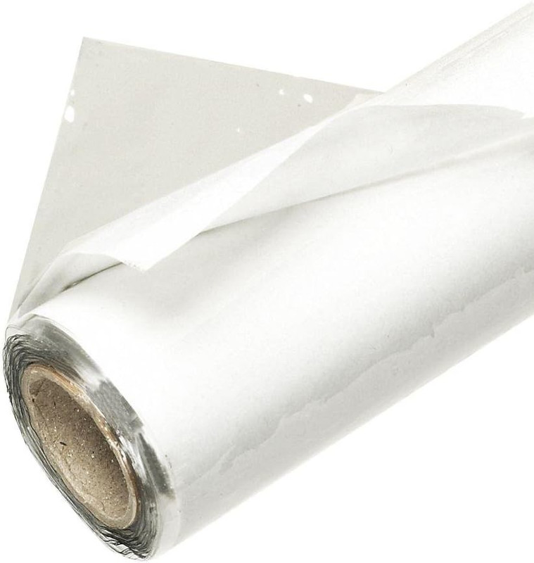 V44216/6 Crystal Clear Vinyl Sheeting-Packaged Rolls, 44" X 18' X 4Mil gallery