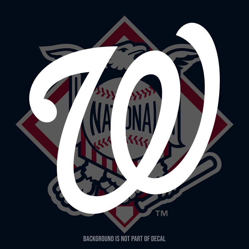 Washington Nationals Vinyl Decal Sticker