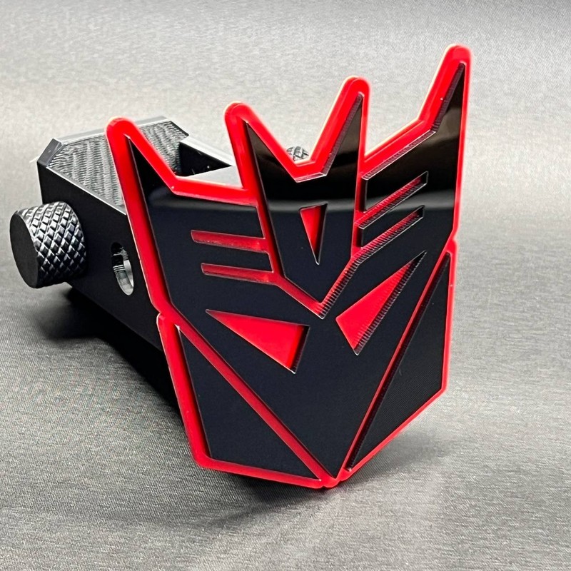 Decepticon Hitch Cover – Hitch Car Badge 3D Decal Exterior Car Tailgate Emblem