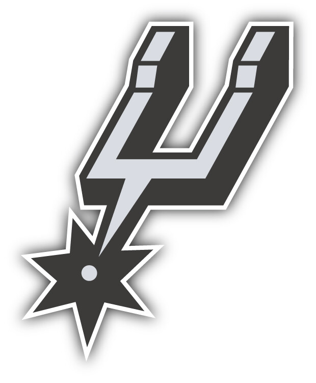 San Antonio Spurs NBA Basketball Sport Logo Car Bumper Sticker Decal “SIZES”