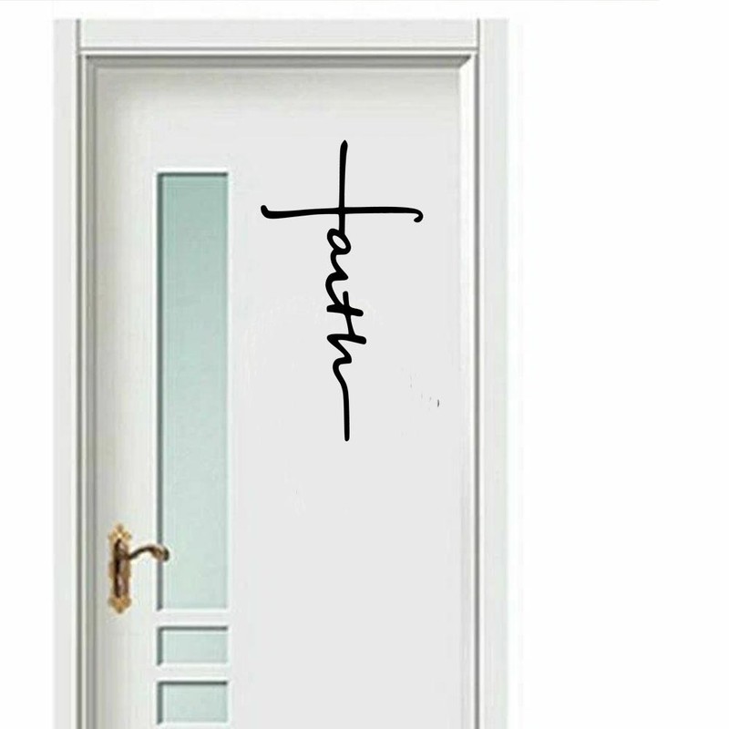 Faith Cross Christian Church Vinyl Decal Sticker for Car Window Wall Door gallery