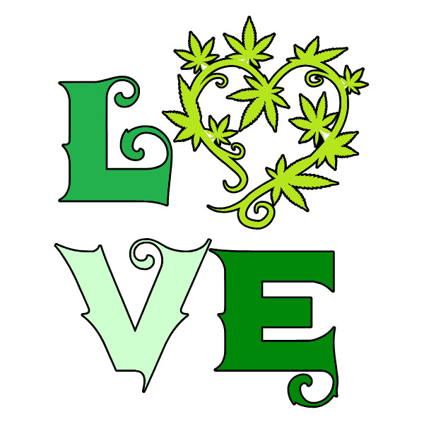 Weed Be Good Together Sticker Valentine Stoner Decal UV Safe Weatherproof 420