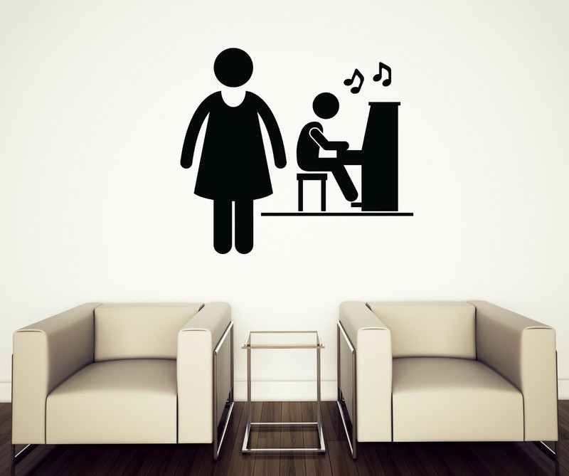 Vinyl Wall Decal Coach Instructor Music Teacher Jobs Occupations Sticker (n1394)