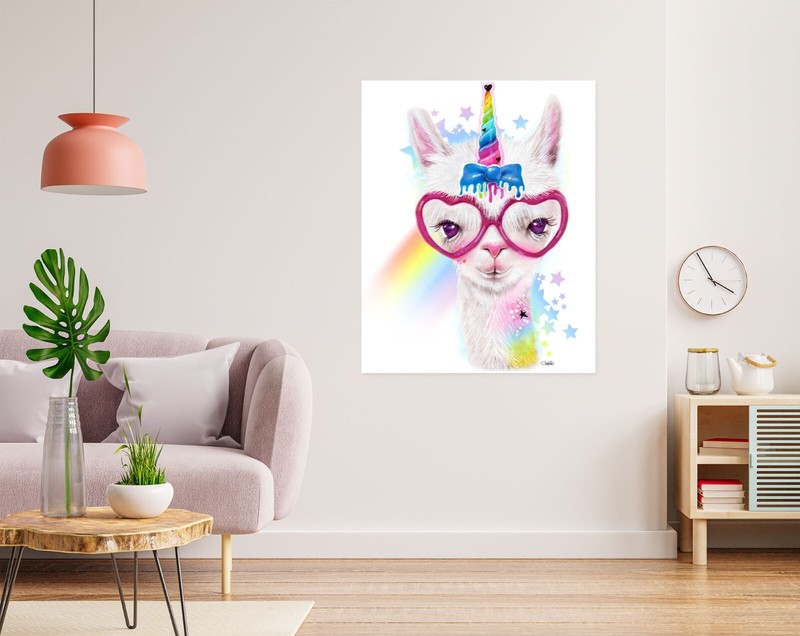 3D White Alpaca A2370 Wall Stickers Wall Murals Wallpaper Sheena Pike Vera