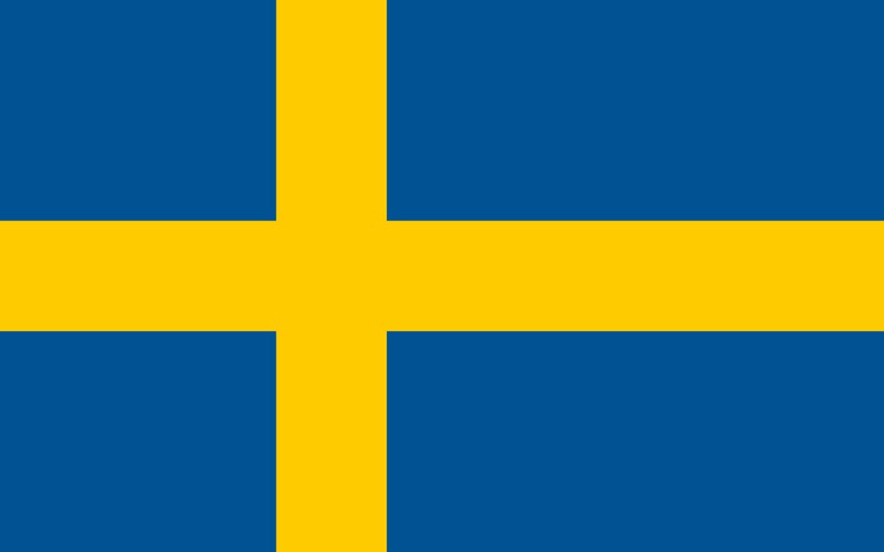 Sweden Country Flag Vinyl Decal Sticker Car Truck Bumper Laptop Tumbler Mug