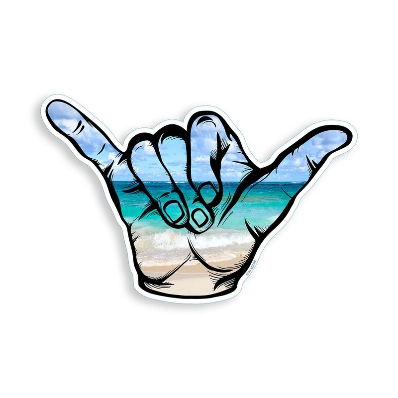 Beach Hang Loose Sticker Decal