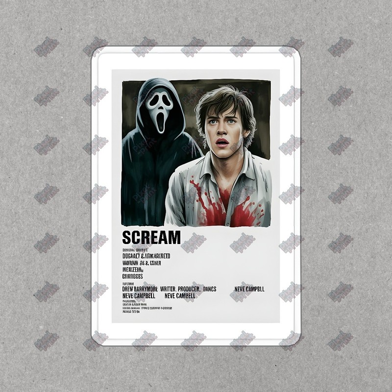 Scream Movie Poster Art Horror Film Memorabilia Ghostface & #8919
