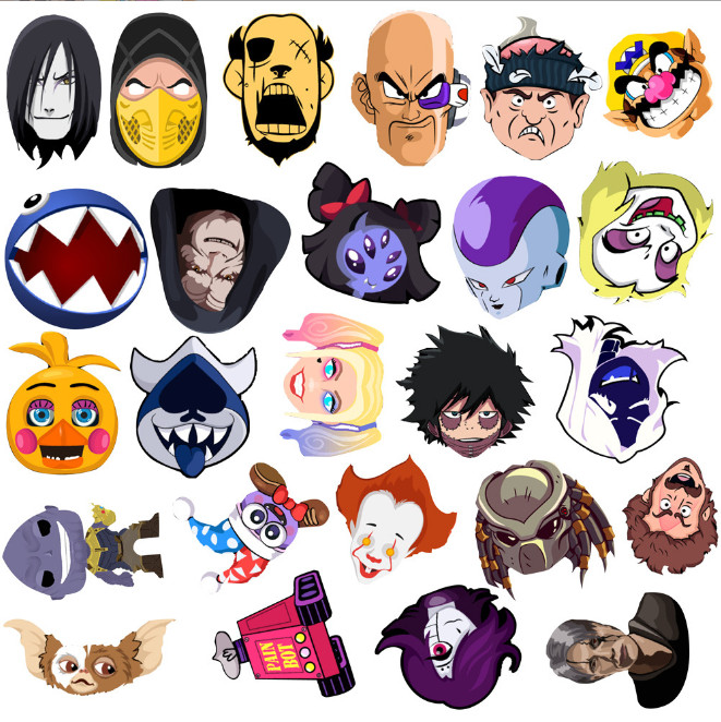 50 Pcs Stickers Villain Anti-Hero Movie Animation Car Luggage Skateboard Vinyl gallery