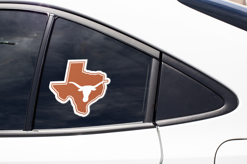 Texas University Longhorns Car Decal Vinyl Decal Monogram Sticker Bumper gallery