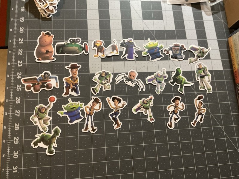 Pixar Toy Story Stickers for Kids Water Bottle, Computer, 50 Pieces, Disney Movi gallery