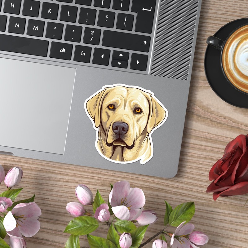 Yellow Lab - Vinyl Decal Sticker - Car Window Laptop - ebn11257 gallery