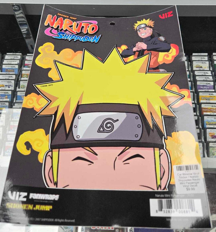 Naruto Shippuden Naruto Head Vinyl Car Window Decal Viz Fanwraps Sticker Large