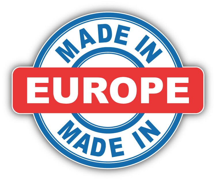 Made In Europe Stamp Car Bumper Sticker Decal