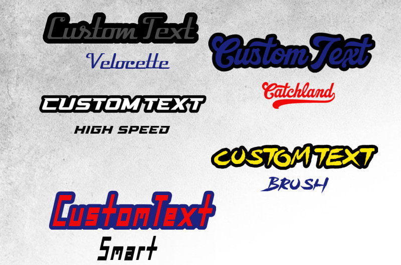 Custom Lazer Cut Car Acrylic Emblem Badge MULTI COLOR Customized Text-Names LOGO gallery