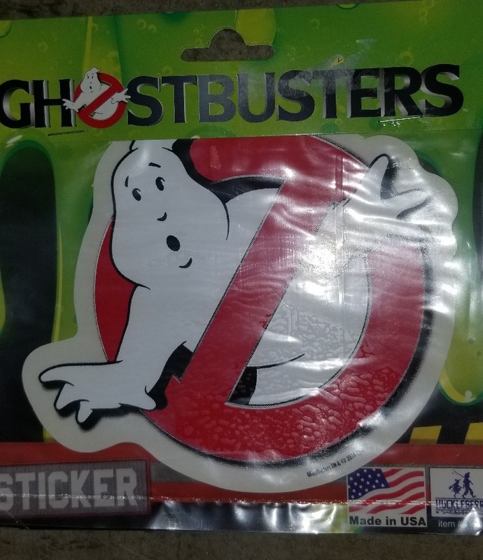 GhostBusters Vinyl Car Sticker Decal 5 1/2 x 4 3/4. Who You Gonna Call? New!