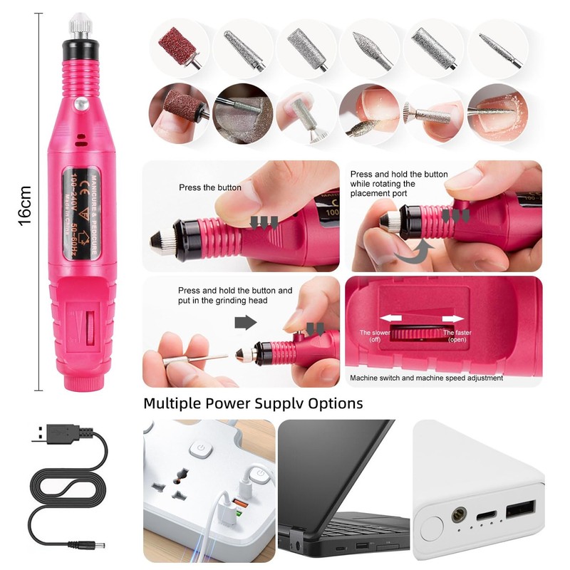 Acrylic Nail Kit With Drill And U V Light Full Nail Kit Set Professional Nail St gallery