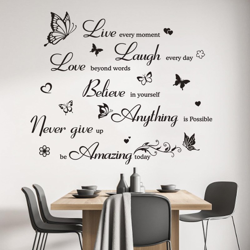Inspirational Wall Decals Quotes Wall Stickers Motivational Wall Art Decor Po... gallery