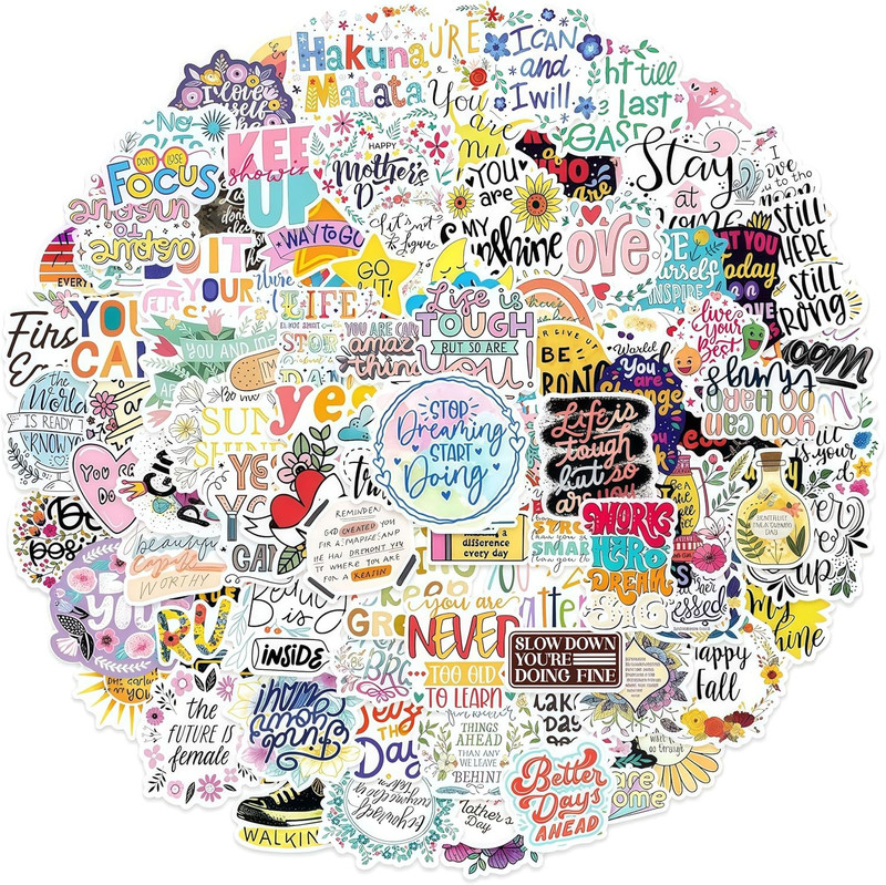 Animal Stickers for Kids, 100PCS Vinyl Stickers Bulk for Waterbottle Laptop Scra gallery