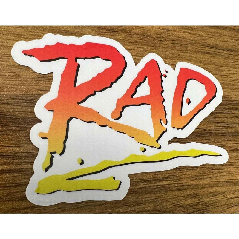 RAD | RAD Movie | BMX | Hell Track | Cru Jones | Vinyl Sticker Decal