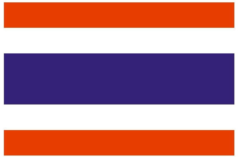 Thailand International Flag Sticker Decal F504