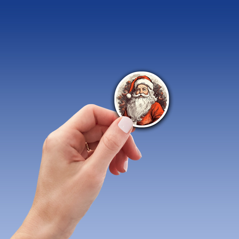 Santa Claus Vinyl Sticker - Bring the Magic of Christmas Anywhere gallery