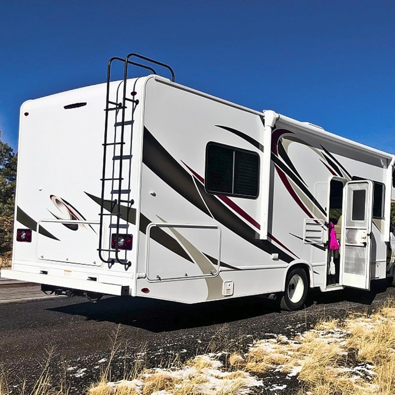 Horizontal RV Windows- 24" W x 20" H - Tinted Sliding RV Window with Net gallery