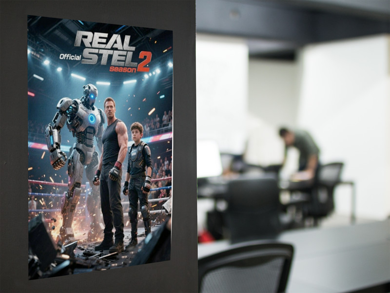 REEL STEEL 2 Wall Vinyl Decal Poster CANVAS Print Removable Adhesive gallery