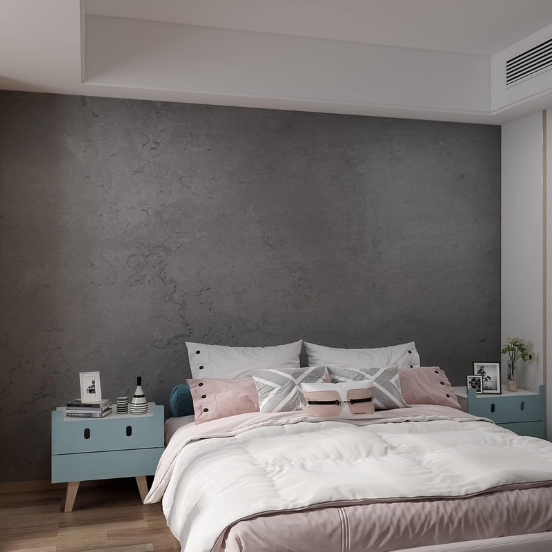 3yecao 31″×157″ Darker Grey Black Concrete Cement Contact Paper Extra Thick 3…