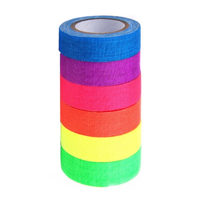 6Rolls Fluorescent Cloth Tapes Various Purpose Luminous Tape for Project gallery