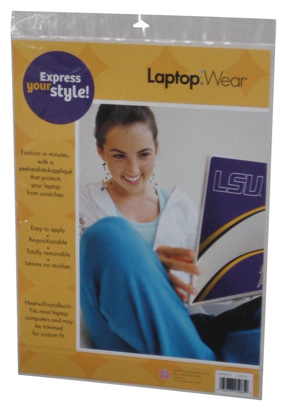 University of LSU Tigers Roommates Peel and Stick Laptop Wear Sticker RMK0231SS gallery