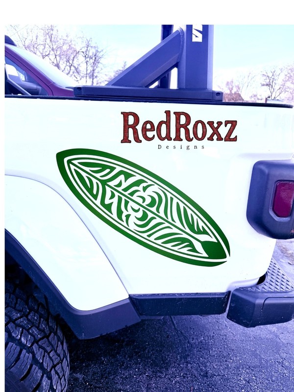 Surfboard Vinyl Decal for car Windows Laptops Any Smooth Surface design #18 gallery