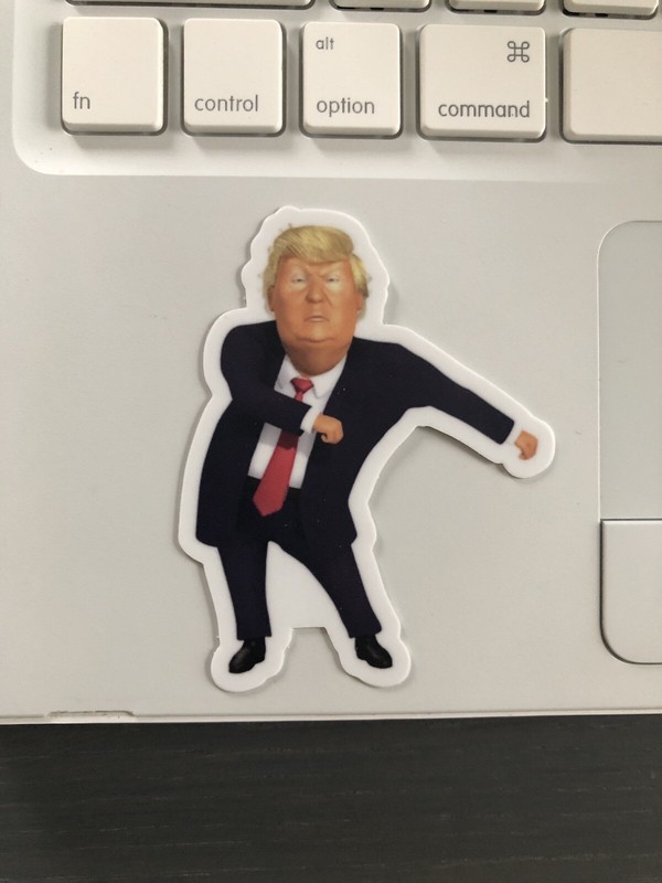 Donald Trump Vinyl Sticker Flossing President High Quality gallery