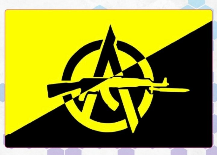 Anarcho-Capitalism Voluntaryism Libertarianism STICKER 5-YEAR WARRANTY 4X6 FLAG