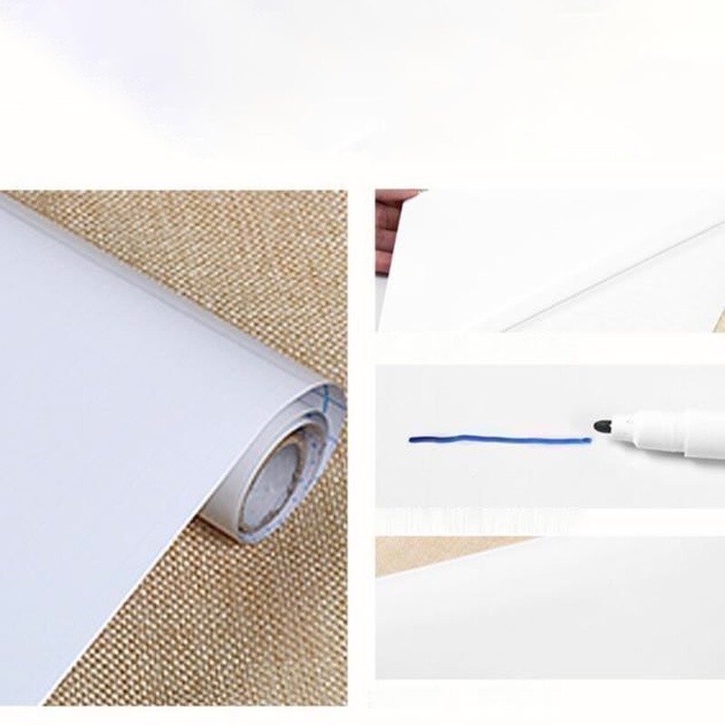 Removable Chalkboard Whiteboard Wall Sticker Dry Erase Board Office Tool gallery