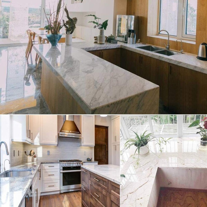 COSNIGHT Clear Contact Paper Kitchen Oil Proof Waterproof Wallpaper Self Adhesiv gallery