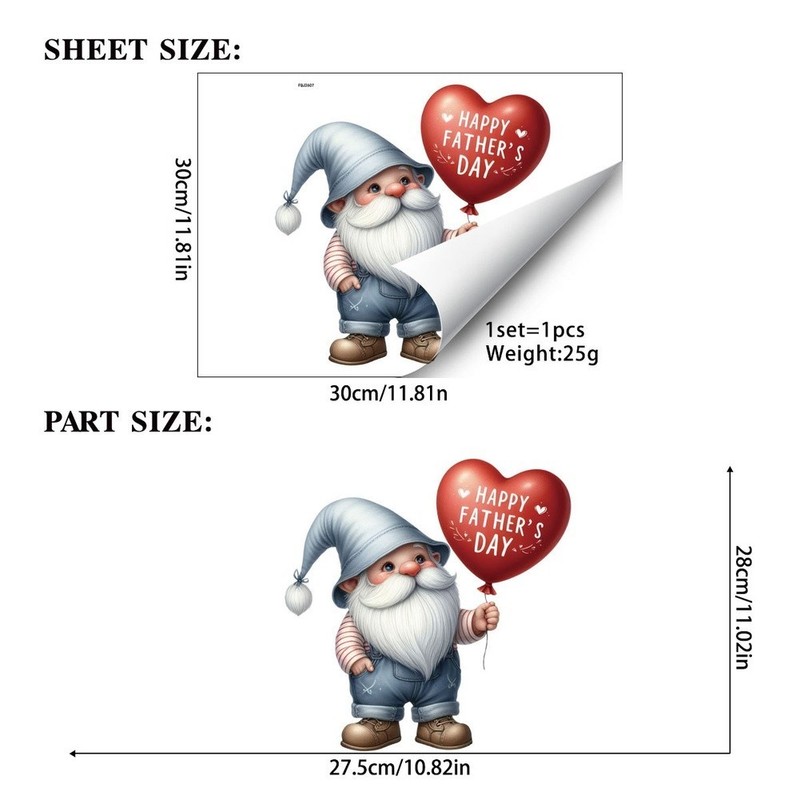 Red Heart Shape Wall Sticker 30x30cm PVC Cling for Living Room Bedroom Office gallery